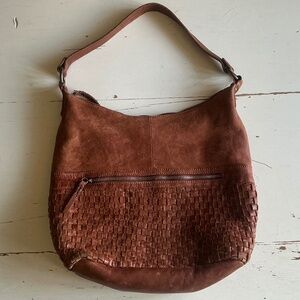 Vilenca Holland Woven hobo shoulder bag